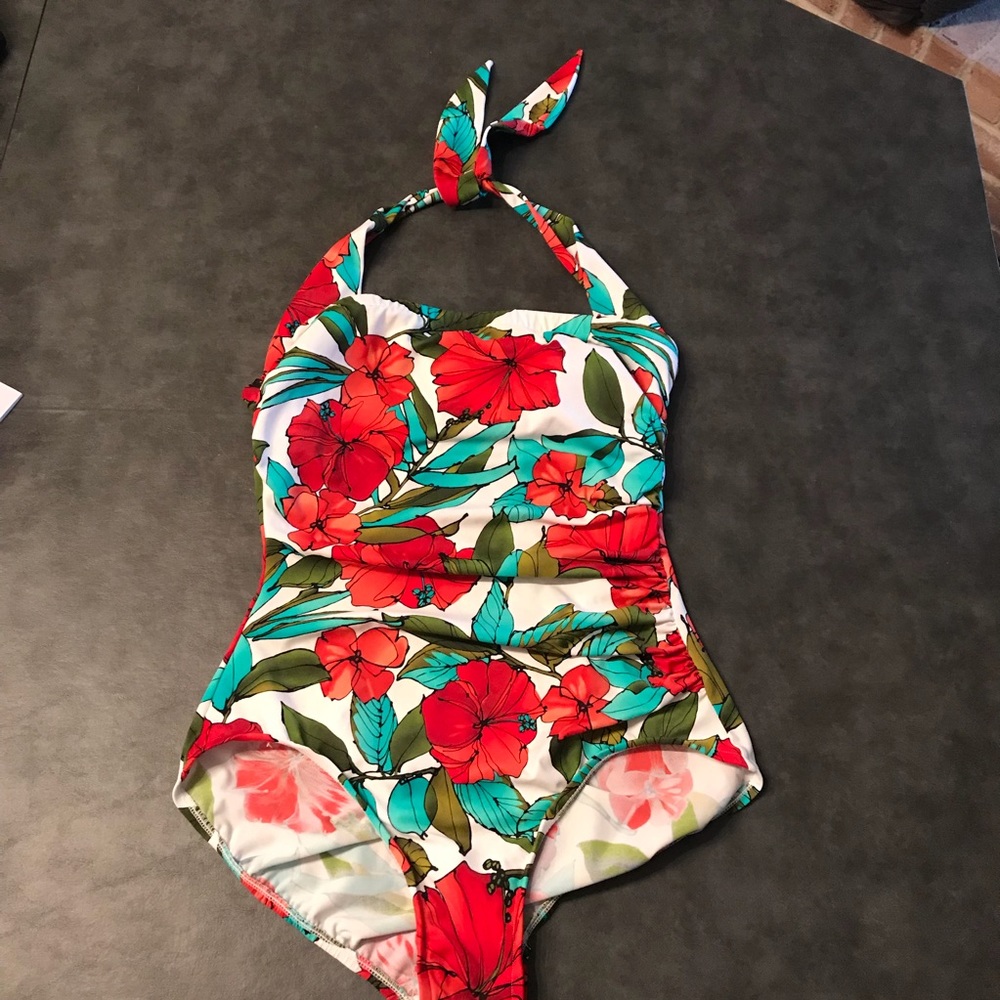Colorful Hibiscus One piece